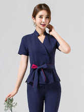Load image into Gallery viewer, Spa uniform for beauty salon for the cosmetologist thai massage smocks for work Beauty uniforms foot bath technician costume