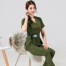 Load image into Gallery viewer, Spa uniform for beauty salon for the cosmetologist thai massage smocks for work Beauty uniforms foot bath technician costume