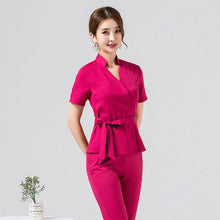 Load image into Gallery viewer, Spa uniform for beauty salon for the cosmetologist thai massage smocks for work Beauty uniforms foot bath technician costume
